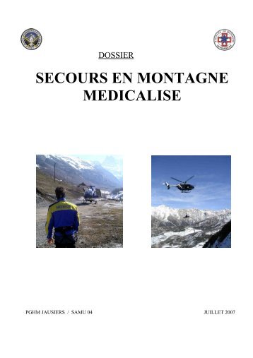 dossier secours en montagne medicalise - Secours-montagne.fr