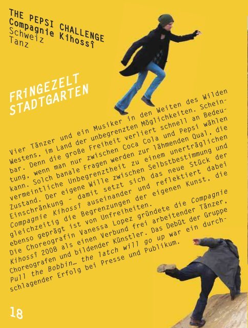 FRiNGE DASSCHRÃGE FESTIVAL - Ruhrfestspiele Recklinghausen