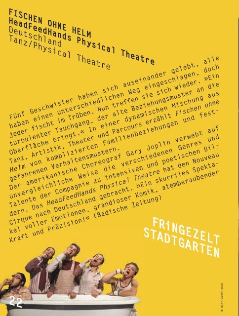 FRiNGE DASSCHRÃGE FESTIVAL - Ruhrfestspiele Recklinghausen