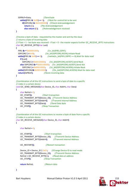 Programming Manual Elektor Proton Robot - ELEKTOR.se