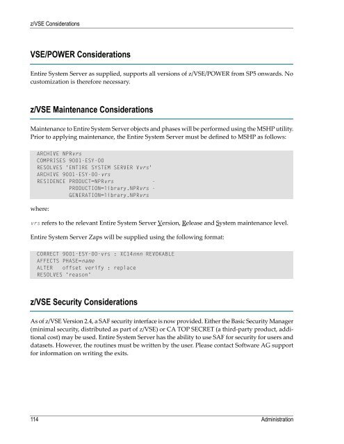 Ending Entire System Server - Software AG Documentation