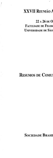 1997 - Sociedade Brasileira de Psicologia