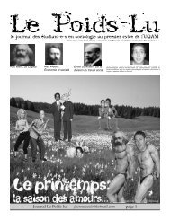 Journal du 27 mars 2006 - DÃ©partement de sociologie - UQAM