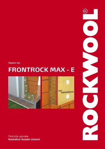 Rockwool - Frontrock Max E - Ravago