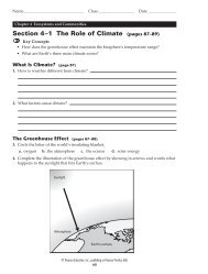 Ch 4-1 Role of Climate