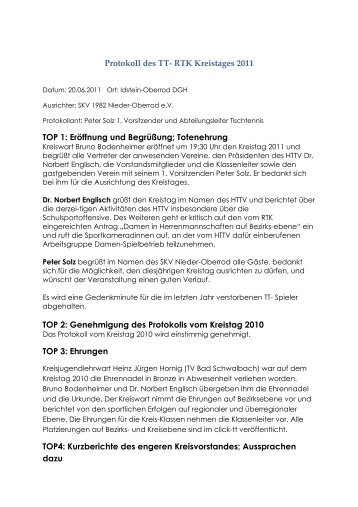 Protokoll Kreistag 2011 - tt-rtk.