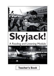 Skyjack! Teacher's Guide - The Curriculum Project