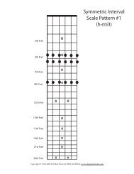 Symmetrical Scales - PB Guitar Studios