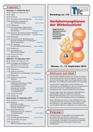 Verfahrensoptionen der Wirbelschicht - TTC Technology Training ...