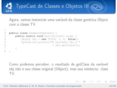 Conceitos avançados de programação - Instituto de Informática - UFG