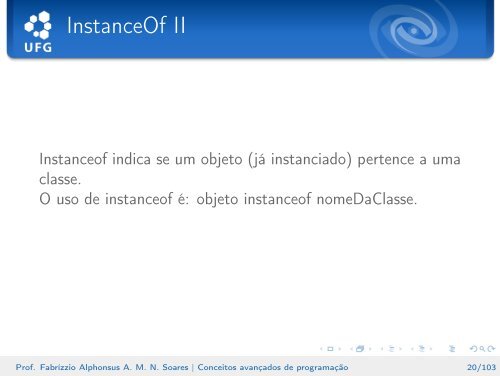 Conceitos avançados de programação - Instituto de Informática - UFG