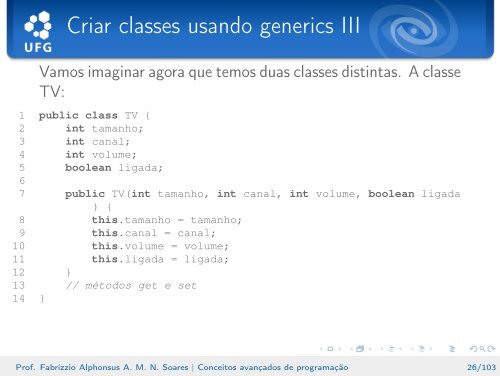 Conceitos avançados de programação - Instituto de Informática - UFG