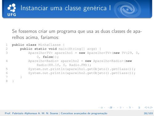 Conceitos avançados de programação - Instituto de Informática - UFG