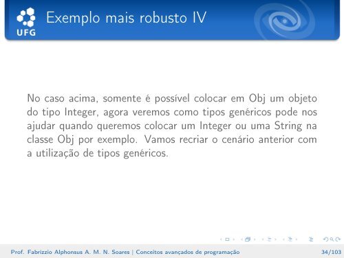 Conceitos avançados de programação - Instituto de Informática - UFG