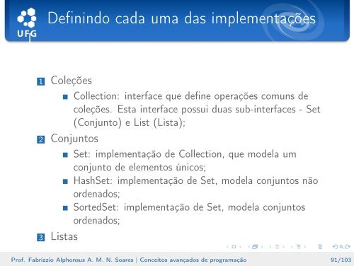 Conceitos avançados de programação - Instituto de Informática - UFG