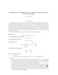 A MATHEMATICA REPRESENTATION OF SOME ... - Neil Strickland