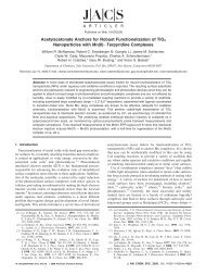 J. Am. Chem. Soc. (2008) 130: 14329-14338 - American Chemical ...