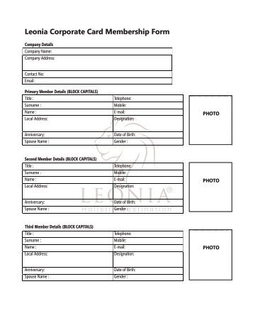 Membership_Corporate Form - Leonia Holistic Destination