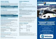 2013 Timetable - Mansfield-Mt. Buller Bus Lines