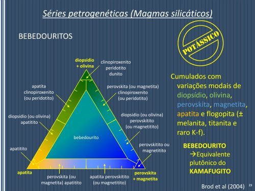 Ãpocas e Fases MetalogenÃ©ticas das ProvÃ­ncias ... - ADIMB