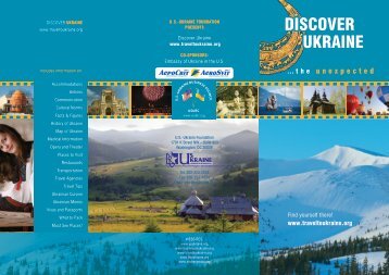 Discover Ukraine Brochure - Travel to Ukraine