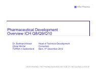 Overview of ICH Q8/Q9/Q10 - TOPRA