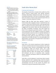 South Africa Market Brief - The Federation of Pakistan Chambers of ...