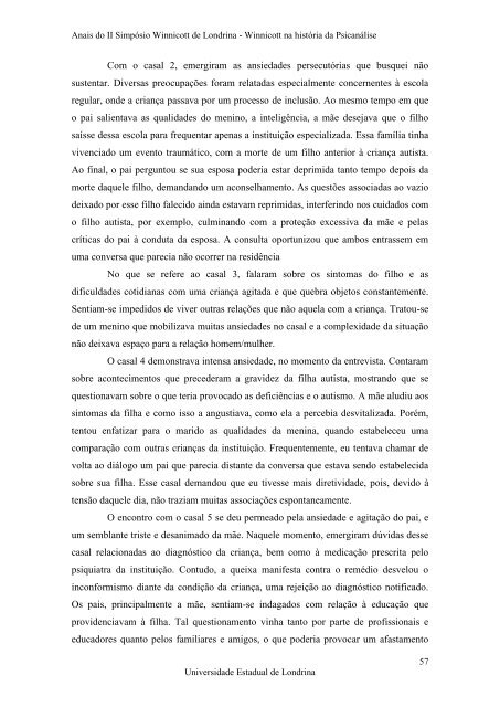 Anais do II SimpÃ³sio Winnicott de Londrina - BVS Psicologia ...