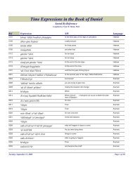 Time Expressions in the Book of Daniel (Sorted by ... - Historicism.org