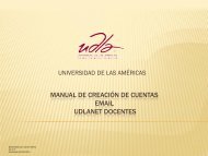 universidad de las amÃ©ricas - UDLA