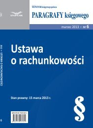 Ustawa o rachunkowoÅci - Infor