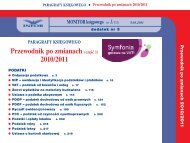 Przewodnik po zmianach (czÄÅÄ 1) 2010/2011 - Infor