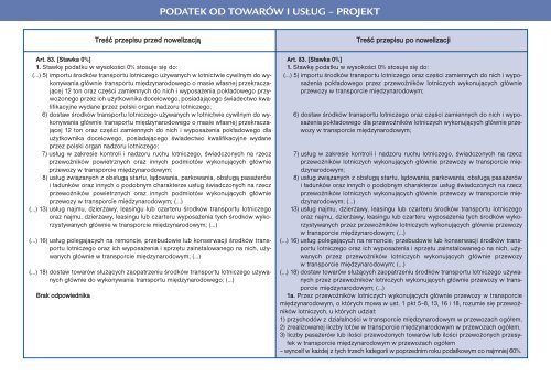 Przewodnik po zmianach (czÄÅÄ 1) 2010/2011 - Infor