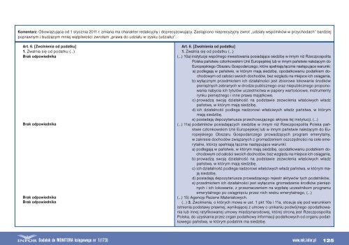 Przewodnik po zmianach (czÄÅÄ 1) 2010/2011 - Infor