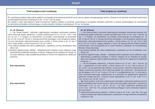 Przewodnik po zmianach (czÄÅÄ 1) 2010/2011 - Infor