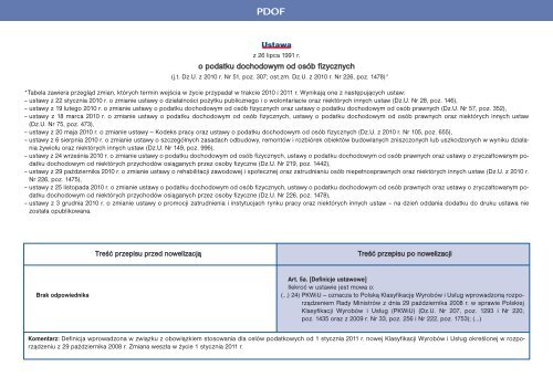 Przewodnik po zmianach (czÄÅÄ 1) 2010/2011 - Infor