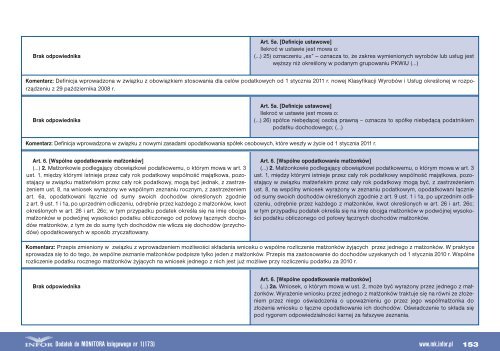 Przewodnik po zmianach (czÄÅÄ 1) 2010/2011 - Infor