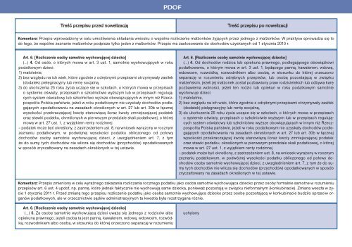 Przewodnik po zmianach (czÄÅÄ 1) 2010/2011 - Infor