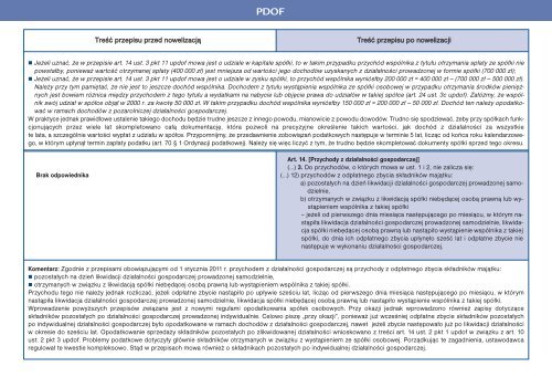 Przewodnik po zmianach (czÄÅÄ 1) 2010/2011 - Infor