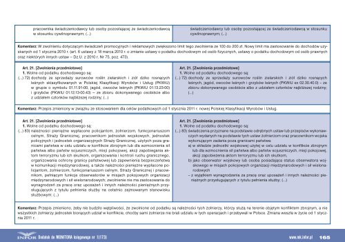 Przewodnik po zmianach (czÄÅÄ 1) 2010/2011 - Infor