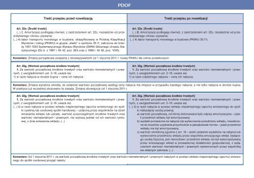 Przewodnik po zmianach (czÄÅÄ 1) 2010/2011 - Infor