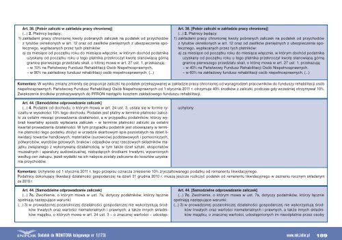 Przewodnik po zmianach (czÄÅÄ 1) 2010/2011 - Infor