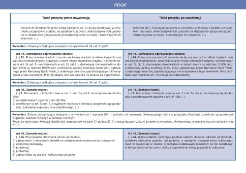 Przewodnik po zmianach (czÄÅÄ 1) 2010/2011 - Infor