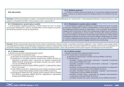 Przewodnik po zmianach (czÄÅÄ 1) 2010/2011 - Infor