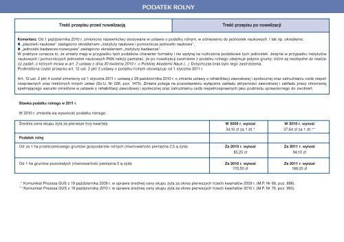 Przewodnik po zmianach (czÄÅÄ 1) 2010/2011 - Infor