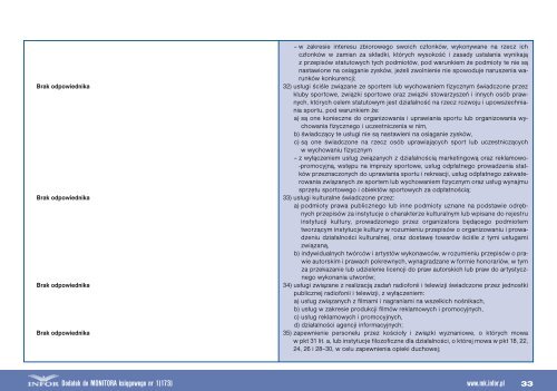 Przewodnik po zmianach (czÄÅÄ 1) 2010/2011 - Infor