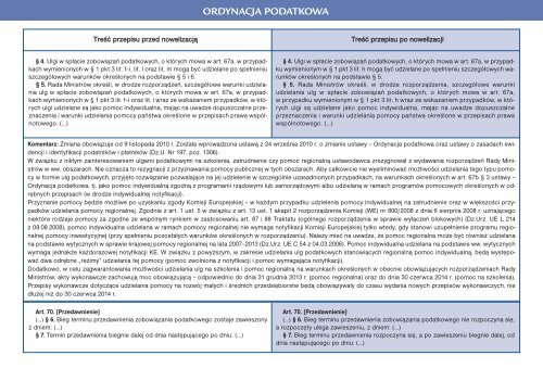 Przewodnik po zmianach (czÄÅÄ 1) 2010/2011 - Infor