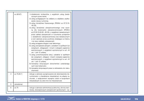 Przewodnik po zmianach (czÄÅÄ 1) 2010/2011 - Infor