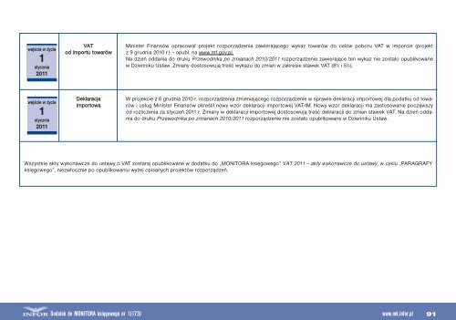 Przewodnik po zmianach (czÄÅÄ 1) 2010/2011 - Infor