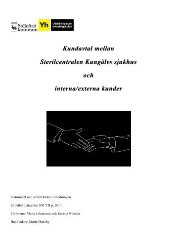 Kundavtal mellan Sterilcentralen KungÃ¤lvs ... - SollefteÃ¥ kommun